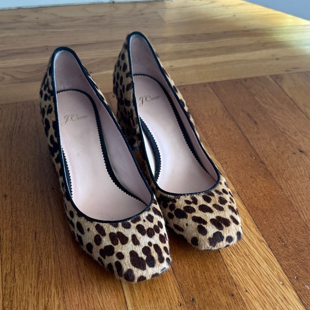 J. Crew Animal Print Heels